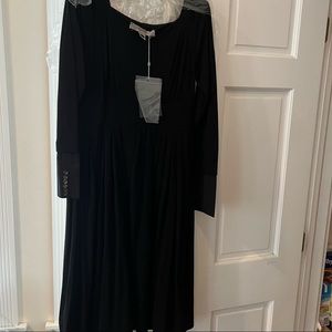 Black pleated Sportmax dress from Romania size Medium